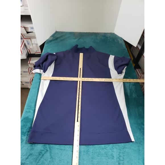 Penn State Nittany Lions Polo Shirt Size Large Mens Blue Work Logo NCAA Football - Picture 6 of 8